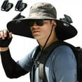 thumbnail image 7 of CAMOTUSE Wide Brim Sun Hat UV Protection Bucket Cap For Hiking Camping Fishing Safari Men, 7 of 7