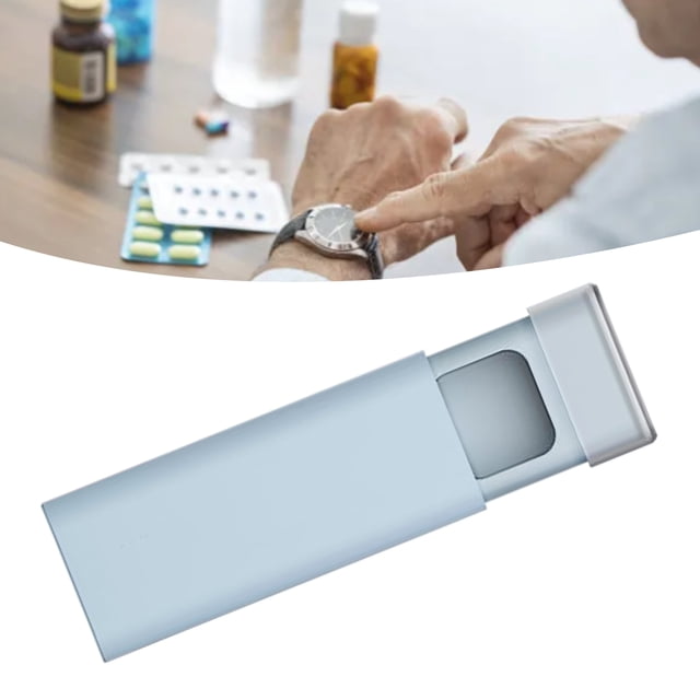 Organisateur de Médicaments Portable en Plastique, Anti-Humidité, Grande Capacité, Conception Compacte et Légère avec Compartiments Divisés, Usage Multifonction pour les Voyages en Plein Air