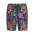 thumbnail image 3 of Yiaed Floral for Men's Soft Sleep Pajama Short Lounging Pajama Shorts-Small, 3 of 8