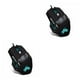 thumbnail image 1 of Seitruly Ratón ratón óptico USB con LED de 5500DPI para juegos, Mouse luminoso con cable USB de 7/6 botones para Gamer, ordenador portátil y Type1 NO1, 1 of 6
