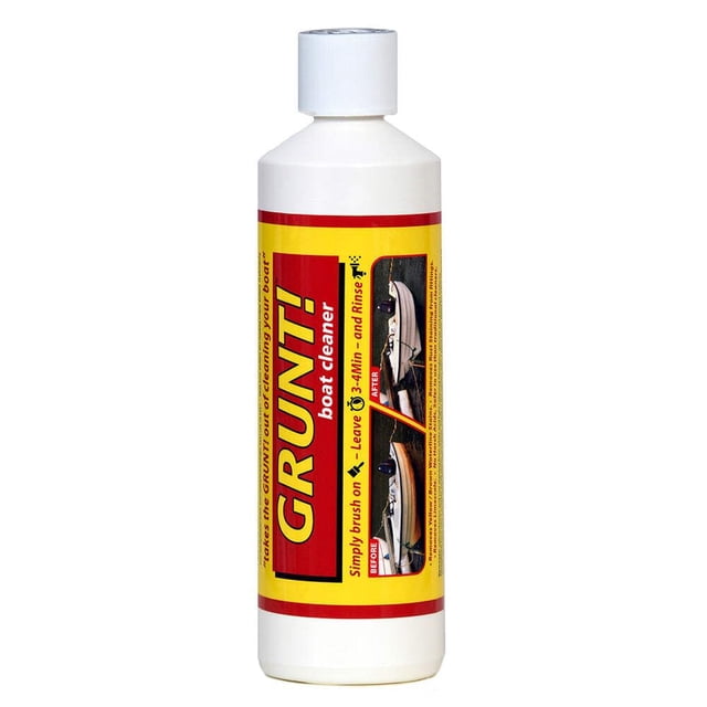 Limpiador de barcos ¡Gruñido! El GBC16 elimina las manchas de óxido de la línea de flotación, 480 ml