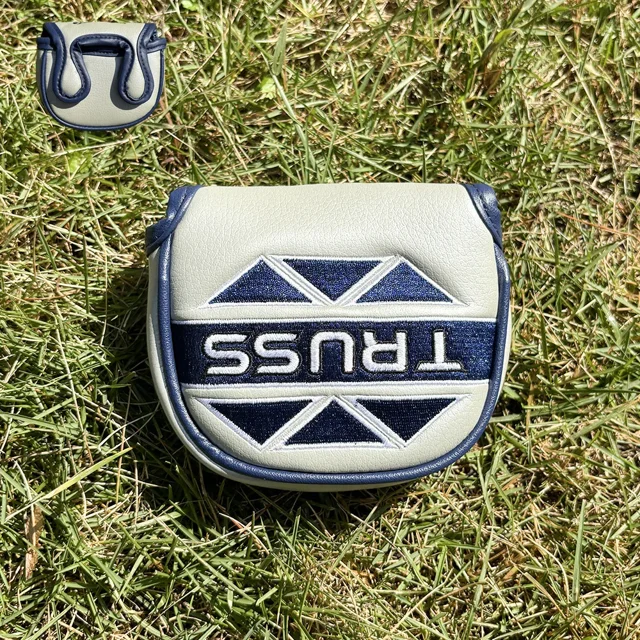Golf Putter Headcover - Blue Blade Style with Embroidery, Universal Fit Club Head Protector with Embroidery LQH001-GEFQT522