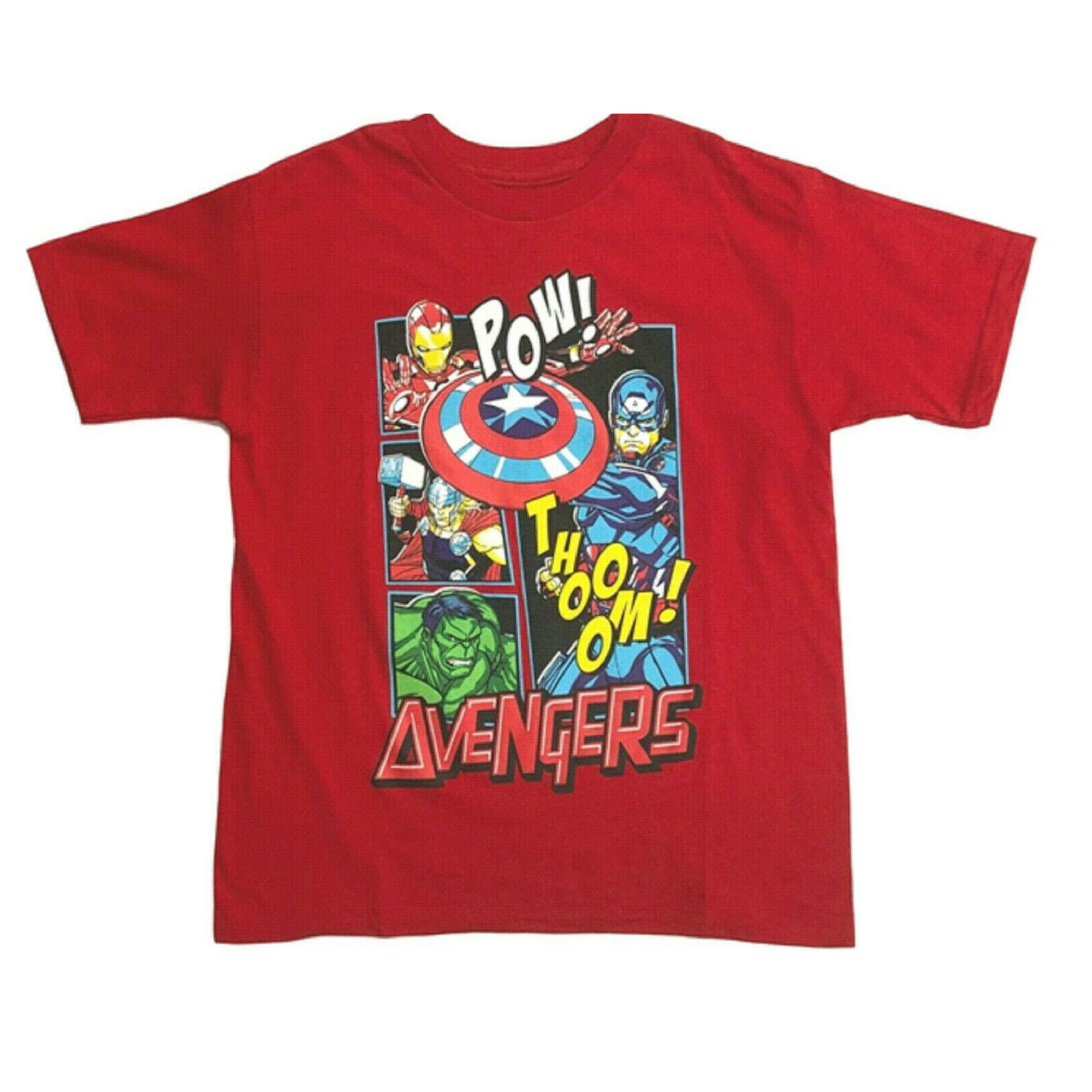 Marvel Avengers POW THOOM Little Boy s T Shirt Red Walmart marvel-avengers-pow-thoom-little-boy-s-t-shirt-red-walmart