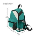 thumbnail image 3 of FORMRS School Backpack with Front Zippered Pocket 12" Student Travel Daypack, Black Cat and Coffee, 3 of 6