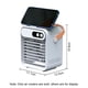 thumbnail image 2 of Fan del refrigerador de aire, ventilador portátil del espray de la reducción del ruido con el espejo del soporte del teléfono para el hogar de la oficina, 2 of 5