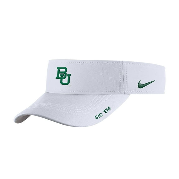 Men's Nike White Baylor Bears On-Field Softball Authentic Ace Performance Adjustable Visor