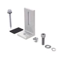 thumbnail image 2 of Solar End Clamp Solar Panel Mounting L Bracket Clamps Aluminum Rail End Clamps, 2 of 5
