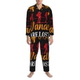 thumbnail image 3 of Uemuo Not All Who Wander Are Lost Hiking Pattern 2-Piece Loungewear Set - Men’s Soft Sleepwear, Cozy Winter PJs, Comfy Sleep Set-Large, 3 of 7