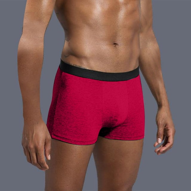 Fiudx Algodón Interior, Pantalone Cortos Transpirables para Hombre, Algodón Cómodos, Calzones y Cintura Elástica Ancha, Calzones de Cintura Baja, Ropa de Diario, Ropa Deportiva, Lavish a Máquina.