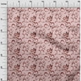 thumbnail image 3 of oneOone Viscose Jersey Light Pink Fabric Asian Pottery Floral Quilting Supplies Print Sewing Fabric By The Yard 60 Inch Wide, 3 of 4