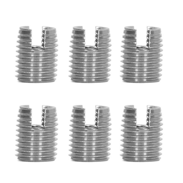 Thread Inserts Nut, M6.5x0.75 Female Thread Firm Fixing 20Pcs Self Tapping Threaded Insert Portable Stainless Steel Great Bearing For Ship