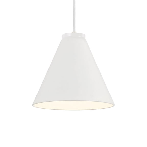 Minka Lavery - Vantage Pendants - 1 Light Cone Pendant-White Finish