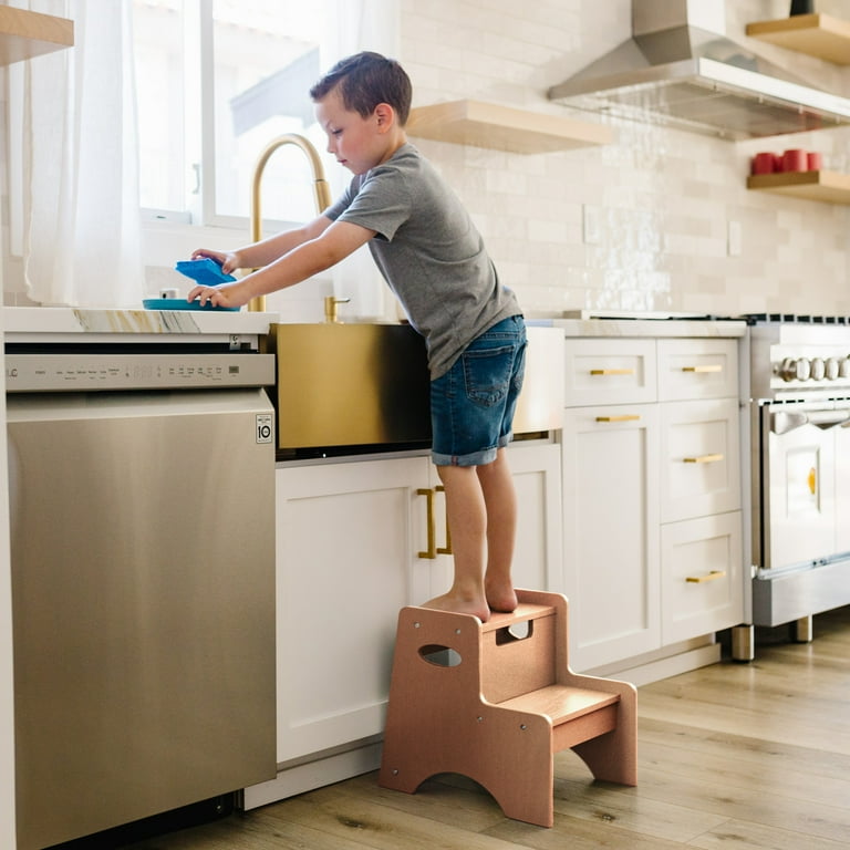 Wildkin Two Step Stool Oak Finish