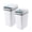 white-2.2Gal+4Gal, variant on CLEALOM 2.2 Gallon+4Gallon Automatic Sensor Trash Can, Touchless Motion Sensor Garbage Bin with Smart Lid