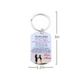 thumbnail image 5 of D-GROEE 2PCS To My Son I Love You Letter Dog Tag Guard Necklace&Keychain Chain Gift, 5 of 6