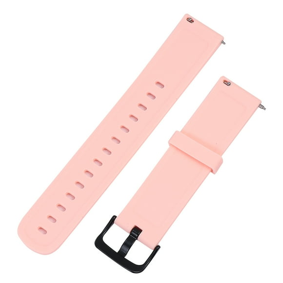 Pink Silicone Watchband for Smart WatchCompatible with Bip Durable and Comfortable 20mm