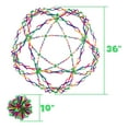 thumbnail image 5 of ORB Curiosities EXTREME Expand-A-Ball - Triples In Size and Expands To 3 Feet - Huge Expandable Sensory / Fidget Sphere & Breathing Ball Toy - Great for Breath Exercises and Play For Kids and Adults, 5 of 6