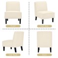 thumbnail image 5 of Kadyn Accent Chair, Club Chairs, Wingback Chairs,Reading Lounge Chair,Modern Armless Accent Chair with Rubber Wood Legs-Beige, 5 of 8