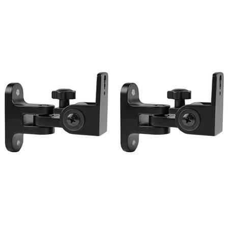 

Speaker Wall Mount Bracket Zinc Alloy Universal Surround Sound Wall Holder Stand(2 PCS)