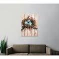 thumbnail image 7 of Day Dream HQ  16 x 24 in. Crousers Robins Nest Inside & Outside Cedar Wall Art, 7 of 7