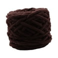 thumbnail image 4 of BLESIYA Chunky Wool Yarn DIY Hand Crocheted Jumbo Tubular Yarn for Shoes Pillow Hats Dark Brown, 4 of 8