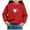 Red hoodies girl JK1130, variant on UYYX Hoodies For Teen Girls Teen Girl Sweatshirt Sweatshirts For Girls Toddler & Kids Little Girl'S Pullover Tops Sweaters & Hoodies 5-6 Years
