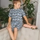 thumbnail image 4 of Balery Police Car Conjunto de Pijama Infantil de Manga Corta con Estampado – Ropa de Dormir de Algodón Suave-X-Large, 4 of 6