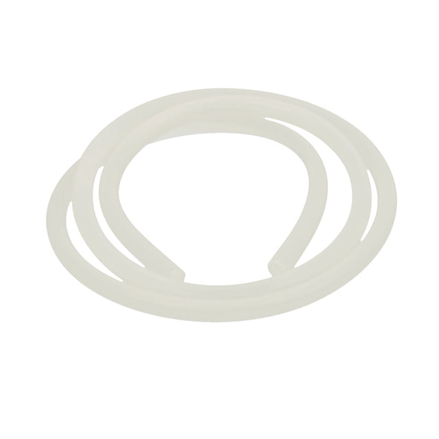 6mm x 8mm Tubo de silicona Beige agua del tubo de la manguera de la bomba de aire de 1m de longitud