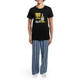 thumbnail image 4 of CafePress - 3 Tequila Women's Dark Pajamas - Women's Short Sleeve Print T-Shirt and Pants Dark Cotton Pajama Set, 4 of 7