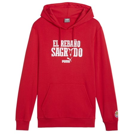 PUMA Adult Chivas Guadalajara 2024 Culture Red Pullover Hoodie Color: N/A Size: L