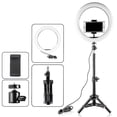 thumbnail image 4 of Lishi 18" LED Ring Light with Tripod Mount for Selfies, 4 of 5