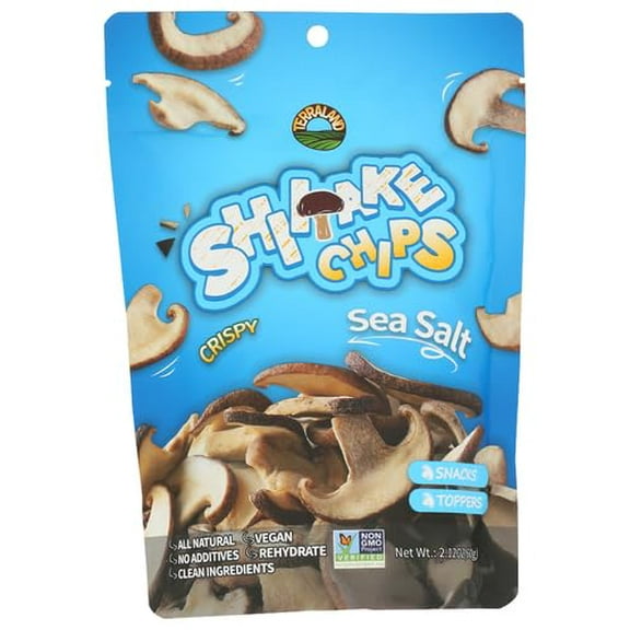 (Pack of 8) Terraland Shiitake Sea Salt Chips 2.12 Oz