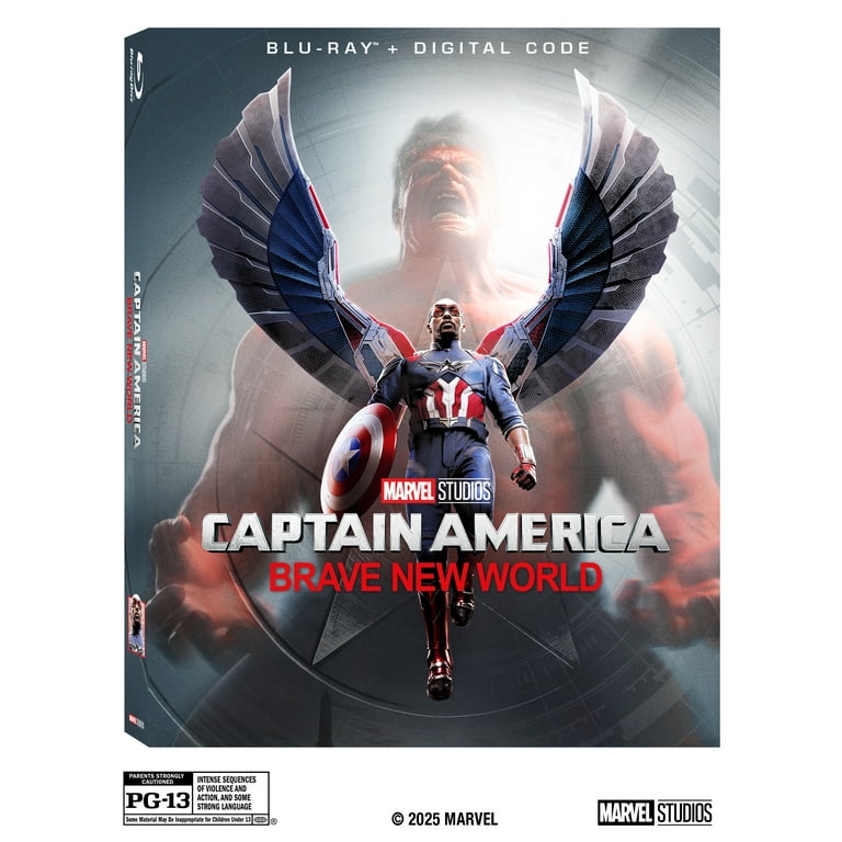 カラフラブル【Blu-ray】 Captain America: Brave New World (Walmart Exclusive O-Sleeve) (Blu