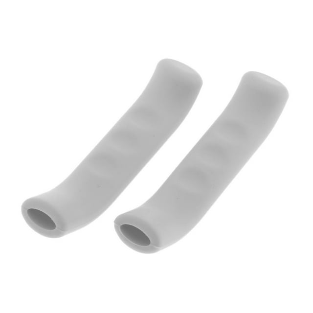 jinwen 1 Paire de Protections de Levier de Frein de Vélo Souple Gris