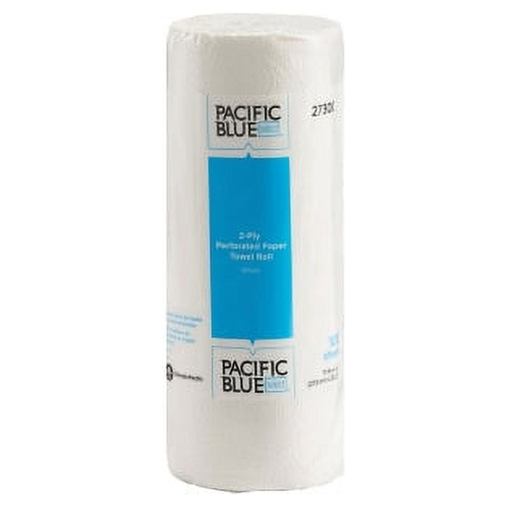 Georgia-Pacific Preference 100 Sheet Perforated Roll Towels 2 Ply - 8.80" x 11" - 100 Sheets/Roll - White - Paper - Perforated, Strong, Absorbent - for Healthcare, Food Service - 100 - 30 / Carton