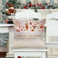 Guopo Throw Pillows for Couch Linen Christmas Pillow Linen Cushion
