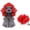 Red, variant on Pet Wig Costume for Cats and Dogs Funny Headpiece for Dress Up Photoshoot Party Decoration Silly Animal Hair Wig Silly Look, 8 Inch Gray