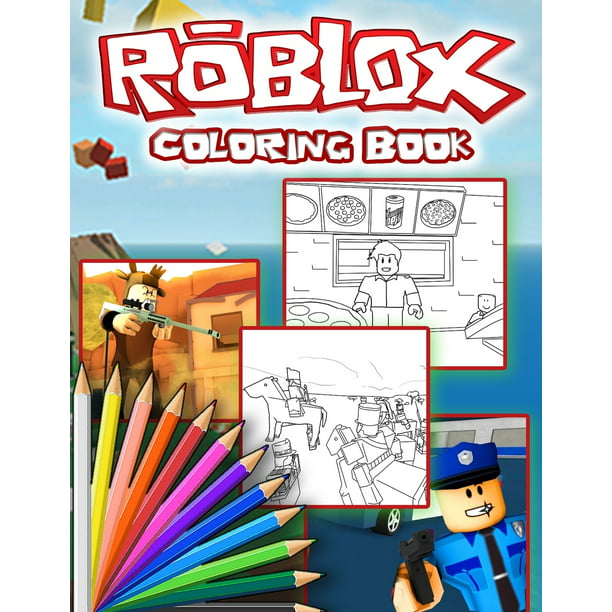 Roblox Coloring Book Roblox Jumbo Coloring Book For All Fans And - roblox pool tycoon birthday invitation with photo roblox invitation with photo personalized