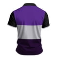 thumbnail image 4 of Trgacdwlo S-4XL Golf Polo Shirts for Men Color Block Breathable Mens Short Sleeve Shirt Summer Quick Dry Sun Protection Polo Shirts for Men, 4 of 4