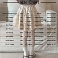 thumbnail image 4 of Girls Mini Skirt, Flowy Pleated Solid Color Ruffle Tiered Short Skater Skirt Plus Size Mini Skirt 6Y, 4 of 5
