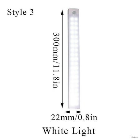 

Wireless LED PIR Motion Sensor Light Cabinet Closet Lamp USB Rechargeable Strip