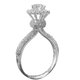 thumbnail image 1 of Joyería de corte de boda Anillo de Piedra Blanca Regalo Hecho a Mano Anillos de Compromiso, 1 of 2