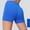 Blue, variant on Sakmal Running Shorts for Women Gym Quick Dry Blue Yoga 4" Breathable High Waisted Athletic Shorts for Women