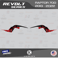 thumbnail image 4 of Kalair GFX Graphics Kit for Yamaha ATV RAPTOR 700 (2013-2022) Revolt Series, 4 of 5