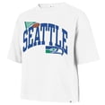 thumbnail image 2 of Women's '47  White Seattle Seahawks Reed City T-Shirt, 2 of 3
