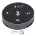 thumbnail image 1 of USB Conference Microphone, Computer Desktop Mic Type C 3m Distance Aluminum Alloy Portable for Game Chat, 1 of 8