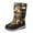 Camouflage-Green, variant on Wide Boots for Men Mens Couple Boots Winter Warm and Cold Splash Proof Water Hook Loop Plush Thickened Snow Boots