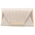 thumbnail image 4 of Bolsos de mano para mujer, bolsos de noche y bolsos de mano para mujer, bolso de noche y bolsos de mano, S5-champán, Talla unica, 4 of 5