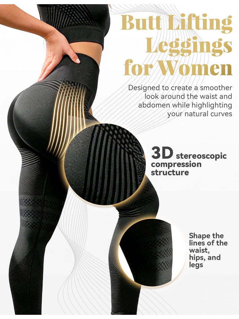 パンツ theredthread S lace up leggings cocoon Trysoviren Leggings, Compression Leggings for Women, 3D Textured