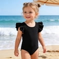 thumbnail image 1 of Traje de baño de una pieza para mujer, conjuntos de bikini para mujer, lindo bikini para niñas pequeñas con espalda descubierta y lazo, traje de baño con protección solar para niño, 1 of 9